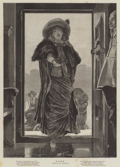 Thuis! door Richard Caton Woodville junior