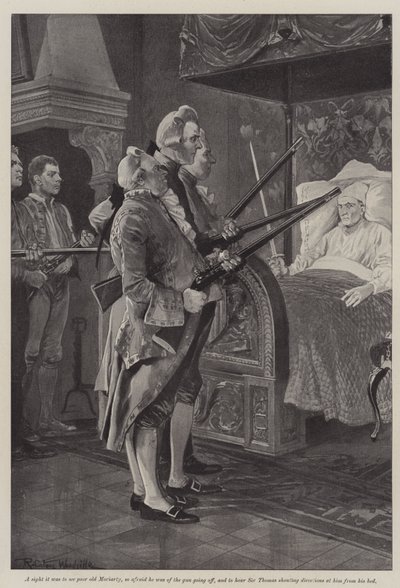 Illustratie voor A Colonel of The Empire, door Emily Lawless door Richard Caton Woodville junior