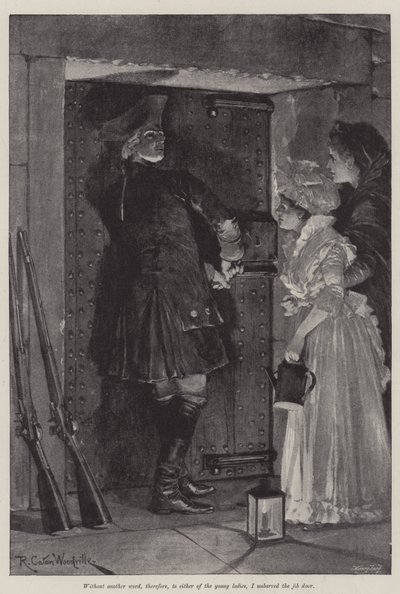Illustratie voor Een Kolonel van Het Rijk, door Emily Lawless door Richard Caton Woodville junior
