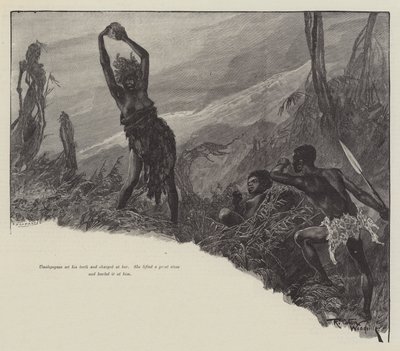 Nada de Lelie, door H. Rider Haggard door Richard Caton Woodville junior