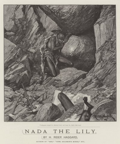 Nada de Lelie, door H Rider Haggard door Richard Caton Woodville junior