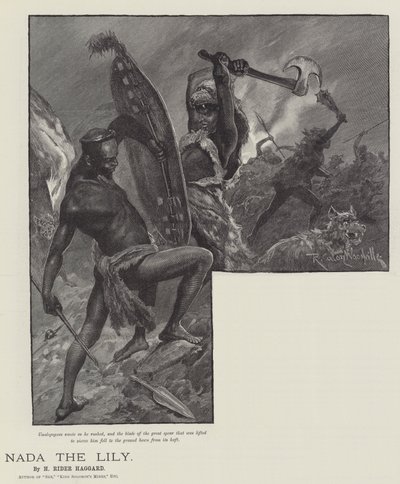 Nada de lelie, door H. Rider Haggard door Richard Caton Woodville junior