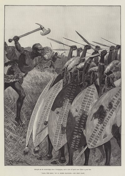 Nada de lelie, door H. Rider Haggard door Richard Caton Woodville junior
