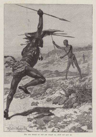 Nada de Lelie, door H Rider Haggard door Richard Caton Woodville junior