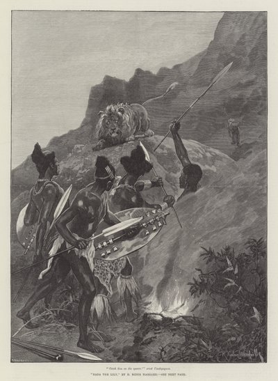 Nada de Lelie, door H Rider Haggard door Richard Caton Woodville junior