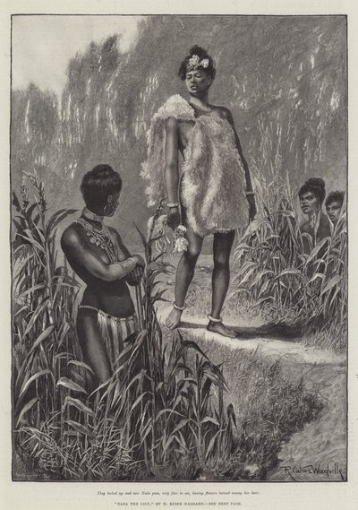 Nada de Lelie, door H Rider Haggard door Richard Caton Woodville junior