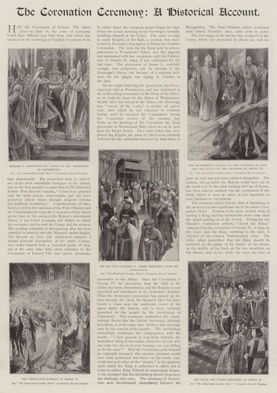 De Kroningsceremonie, een Historisch Verslag door Richard Caton Woodville junior