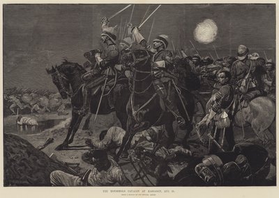 De Huishoudelijke Cavalerie bij Kassassin, 28 augustus door Richard Caton Woodville junior
