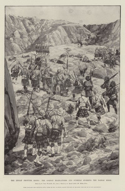 De Opstand aan de Indiase Grens, de Gordon Highlanders en Gurkha