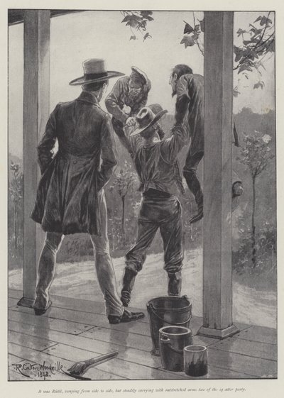 De Man en de Berg, door Bret Harte door Richard Caton Woodville junior