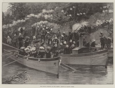 De recente gevechten aan de Gambia, hinderlaag bij Madini Creek door Richard Caton Woodville junior