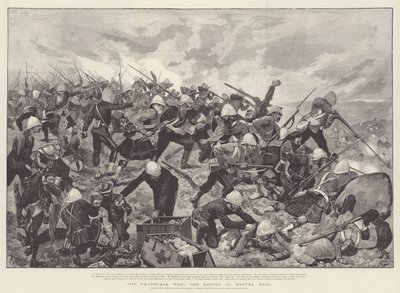 De Transvaaloorlog, de Slag bij Majuba Hill door Richard Caton Woodville junior