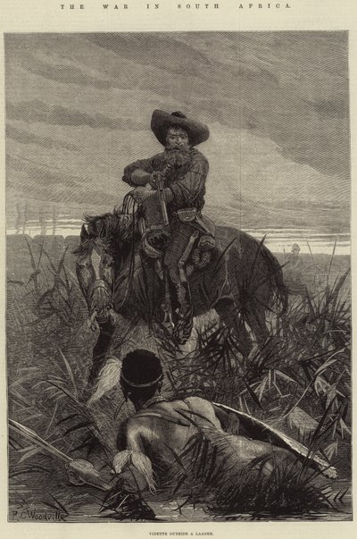 De oorlog in Zuid-Afrika door Richard Caton Woodville junior