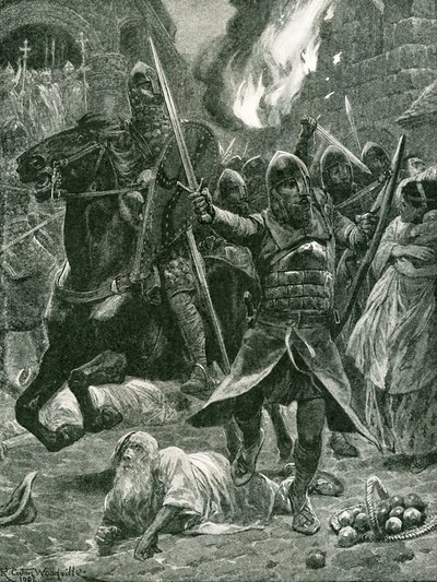 Het resultaat van de erkenning van Willem I, Kerstdag, 1066 door Richard Caton Woodville junior