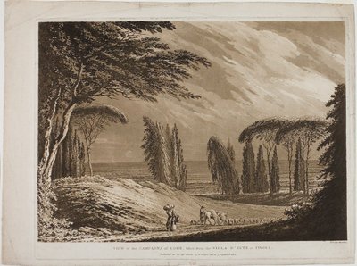 Uitzicht op de Campagna van Rome door Richard Cooper II