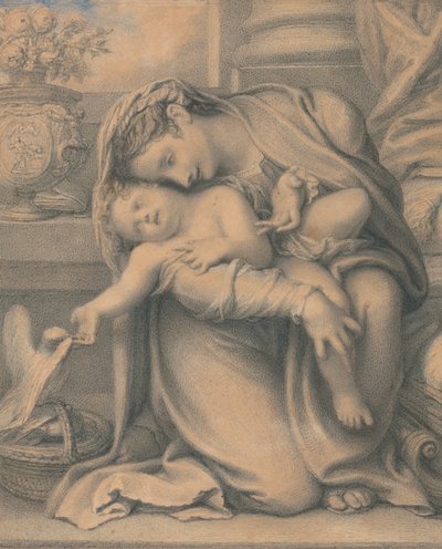 Madonna en Kind door Richard Cosway