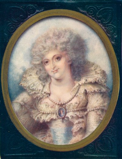 Mrs Fitzherbert, 1907. De langdurige metgezel van de toekomstige Koning George IV van het Verenigd Koninkrijk door Richard Cosway