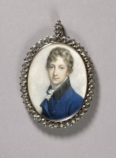 Portret Miniatuur van John Norris van Hughenden, c.1795-1800 door Richard Cosway