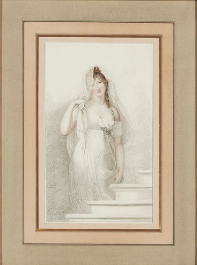 Portret van Madame Récamier 1777-1849 door Richard Cosway
