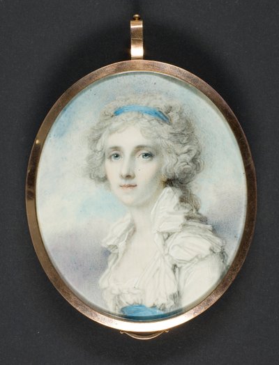 Portret van een dame door Richard Cosway