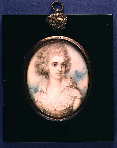 Portret van een onbekende dame door Richard Cosway