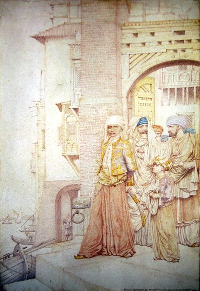 Egyptische Fantasie door Richard Dadd