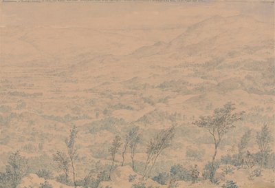 Herinnering aan berglandschap in Caria, nabij Mylasa, Klein-Azië door Richard Dadd