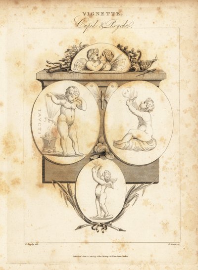 Edelstenen die Cupido en Psyche illustreren door Richard Dagley