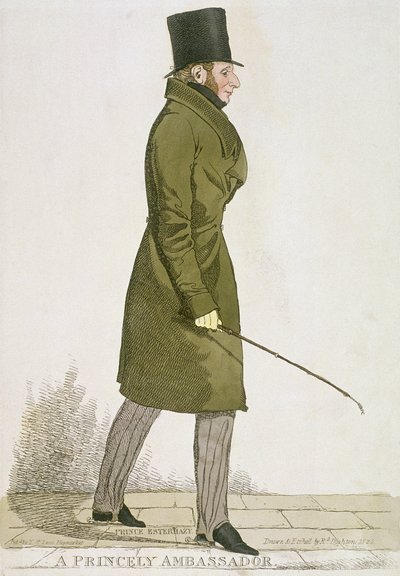 Een prinselijke ambassadeur, 1822 door Richard Dighton