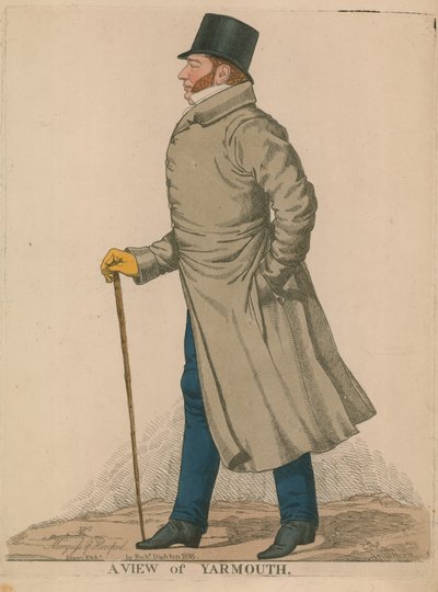 Francis Charles Seymour-Conway, 3e Markies van Hertford; Een Uitzicht op Yarmouth door Richard Dighton