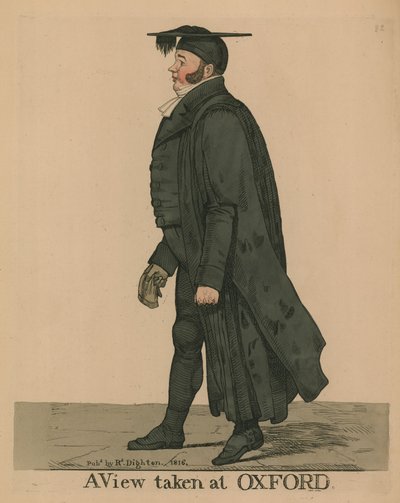 Mr Smith; Een uitzicht genomen in Oxford door Richard Dighton