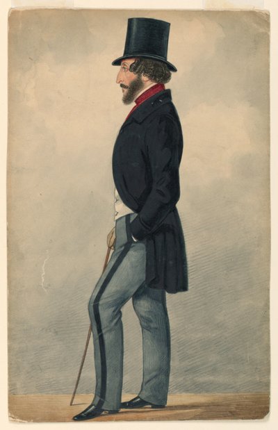 Portret van Lord Beauclerk door Richard Dighton