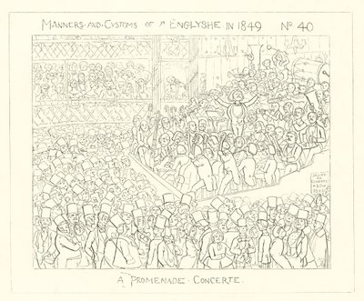 1849, Een Promenade Concert door Richard Doyle