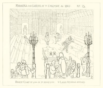 Hooggerechtshof van het Koninkrijk, De Lords horen beroepen door Richard Doyle