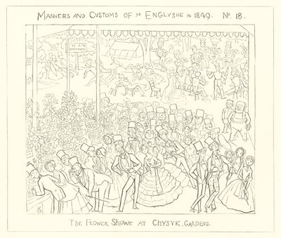 De bloemenshow in Chiswick Gardens door Richard Doyle