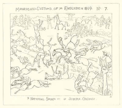 De nationale sport van steeplechasing door Richard Doyle