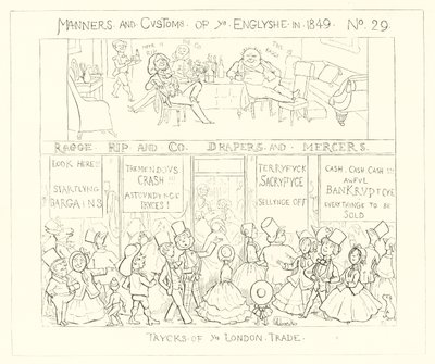 Trucs van de Londense handel door Richard Doyle
