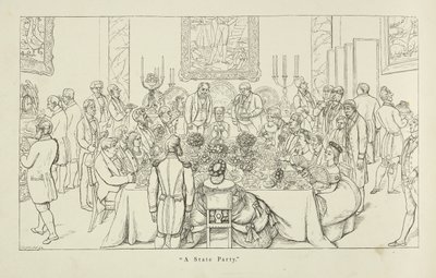 Een staatsfeest. Een groot sociaal evenement in een grootse setting. door Richard Doyle