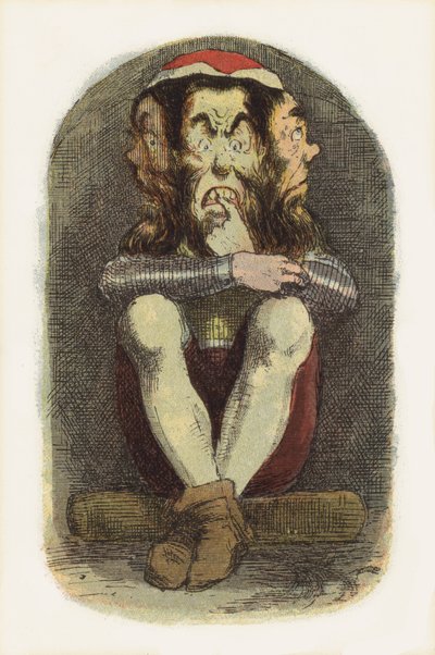 Illustratie voor Jack The Giant Killer door Richard Doyle