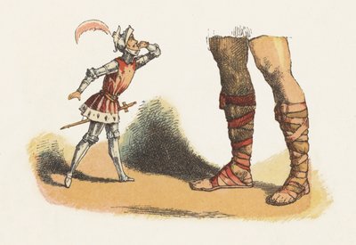 Illustratie voor Jack The Giant Killer door Richard Doyle