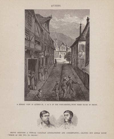 Pagina uit De Amerikaanse Tour van de heren Brown, Jones en Robinson (gravure) door Richard Doyle