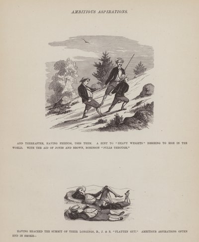Pagina uit De Amerikaanse Tour van de heren Brown, Jones en Robinson door Richard Doyle