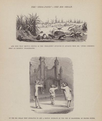 Pagina uit The American Tour of Messrs Brown, Jones and Robinson door Richard Doyle