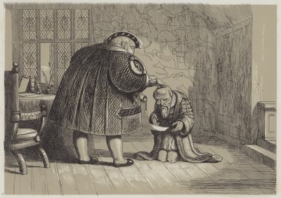 Het ophalen van de voorraden tijdens het bewind van Hendrik VIII door Richard Doyle