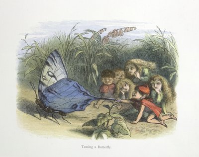 Een vlinder plagen door Richard Doyle