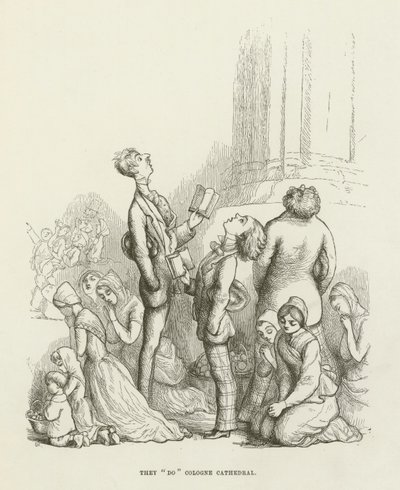 Zij doen de Dom van Keulen door Richard Doyle