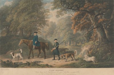 Wildbeheerders. Aan de zeer eerbiedwaardige Lord Viscount Torrington door Richard Earlom