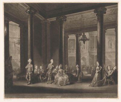 Interieur van het Pantheon op Oxford Street in Londen door Richard Earlom
