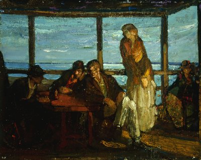 Een Veranda, Provincetown, ca. 1930-35 door Richard Emil Miller