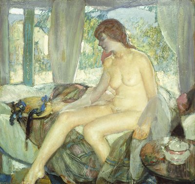 Ochtendoverpeinzing door Richard Emil Miller